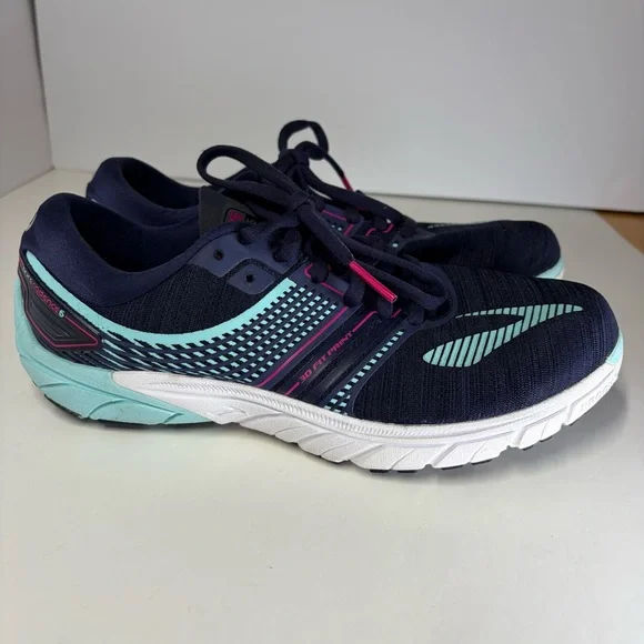 Brooks Womens Pure Cadence 6 1202361B435 Blue Running Shoes Sneakers Size 8 B - Picture 2 of 10
